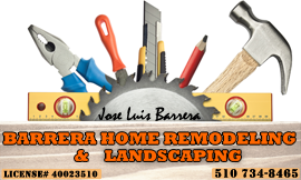 Barrera Home Remodeling Business Card